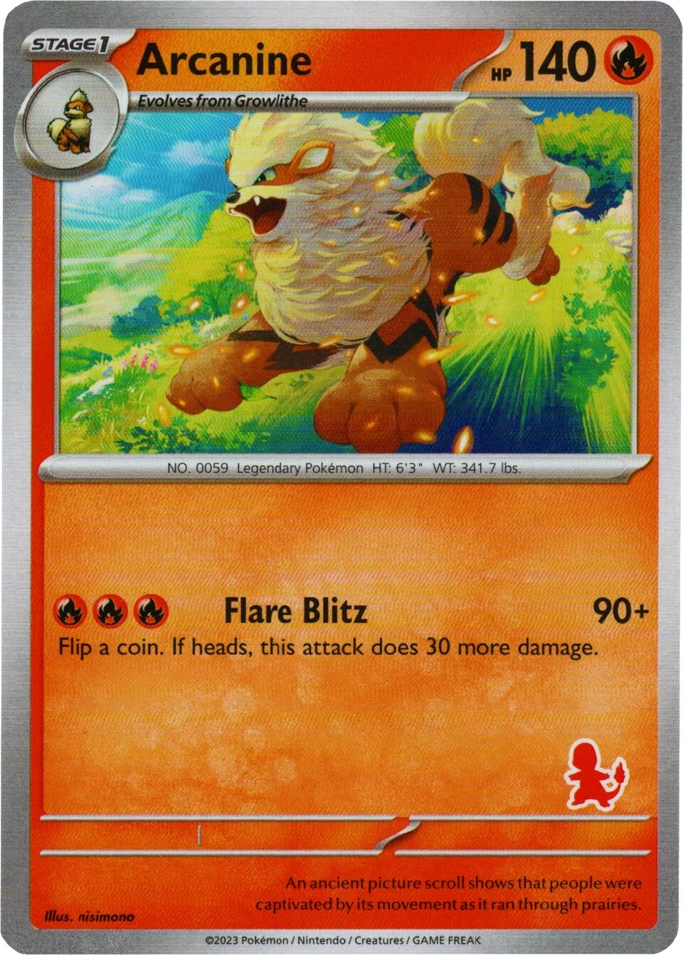 Arcanine 「FBC No. 008」「EN」